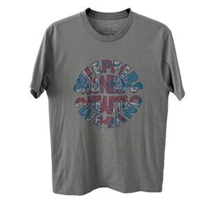 The Beatles Sgt. Pepper's Lonely Hearts Club Band Gray T-Shirt -  Size SM